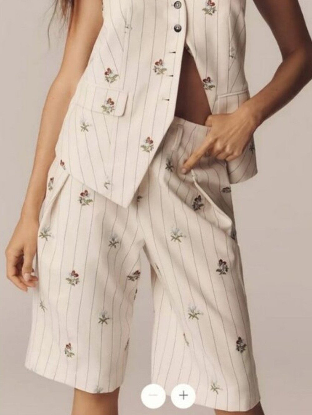 Maeve Embellished Bermuda Shorts